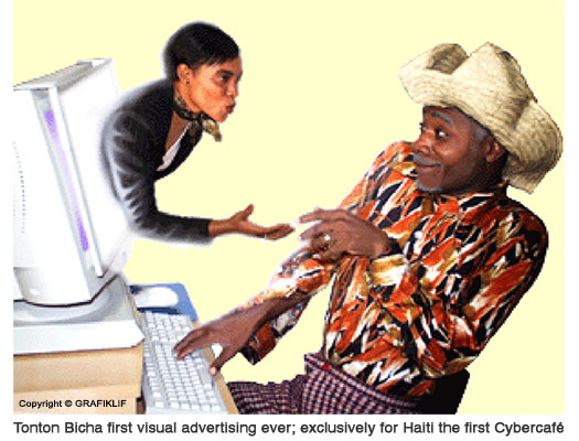 Tonton Bicha first visual advertising